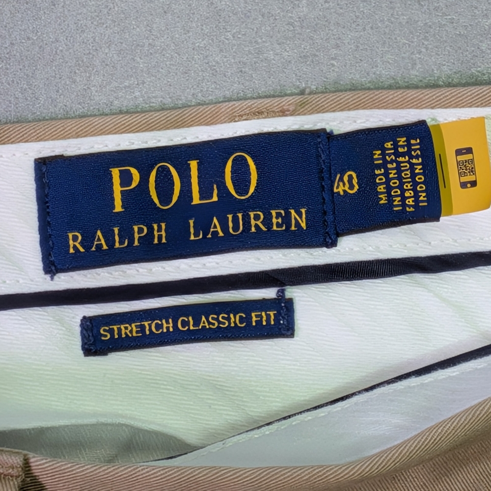 Ralph Lauren Blue Label Tan Flat Front Shorts